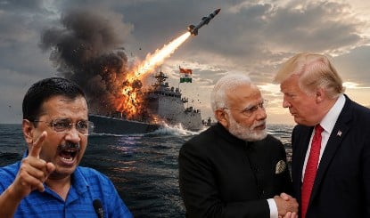 PM मोदी के ‘Thank You Trump’ पर भड़के केजरीवाल, पूछा- आखिर किस बात के लिए धन्यवाद?