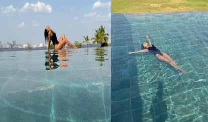 ‘Varanasi’ की शूटिंग से ब्रेक लेकर Priyanka Chopra ने किया रिलैक्स, पूल से शेयर की खूबसूरत तस्वीरें