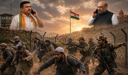Bangladesh Infiltration पर सख्त एक्शन! Amit Shah का बॉर्डर दौरा, अवैध घुसपैठियों पर बड़ी कार्रवाई