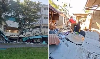 फिलीपींस में भीषण भूकंप से तबाही, 12 की मौत, 200 से ज्यादा घायल; सुनामी का खतरा बढ़ा