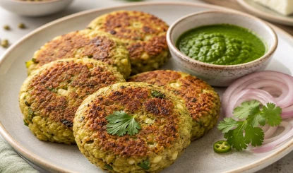 High Protein Moong Dal Cutlet Recipe! शाम की चाय के लिए Healthy और Crispy Snack