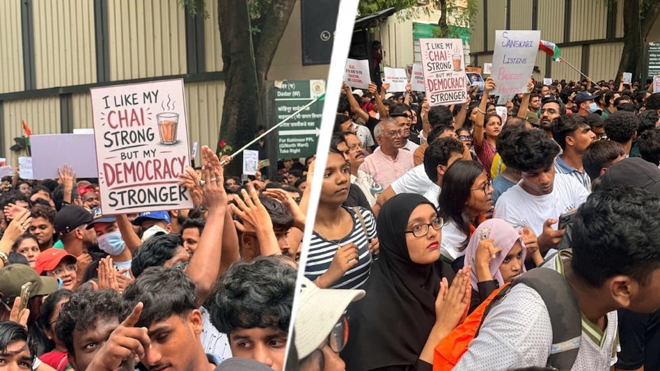 आंखों देखी: पोस्टर, नारे और जोश… मुंबई में ऐसे आकार लेता गया Gen Z आंदोलन