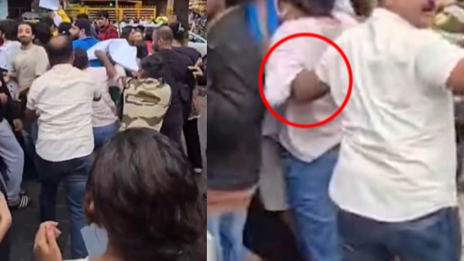 NEET प्रदर्शन के दौरान महिला से बदसलूकी का आरोप! वायरल वीडियो पर मुंबई पुलिस की सफाई, मचा राजनीतिक बवाल