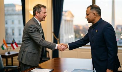 भारतीय राजदूत Vinay Mohan Kwatra ने Georgia के गवर्नर Brian Kemp से की मुलाकात, व्यापार और निवेश बढ़ाने पर हुई चर्चा
