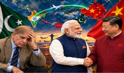 पाकिस्तान का एयरस्पेस बंद, भारत ने चीन से निकाला नया रास्ता! Hotan रूट से घटेगा उड़ान का समय