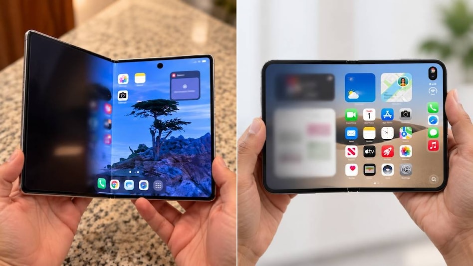 iPhone Duo का फोल्ड इफेक्ट हुआ कॉपी! Galaxy Z Fold 8 के इस डेमो ने मचाई इंटरनेट पर हलचल