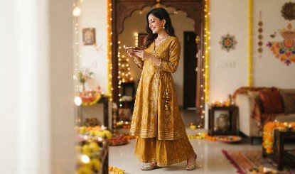 Navratri और ऑफिस पार्टी में Peplum Angrakha Co-ord Set देगा स्टाइलिश लुक, बिना दुपट्टे के भी रहेंगी कंफर्टेबल