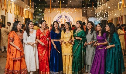 शारदीय नवरात्रि के 9 दिन, 9 शुभ रंग! पूजा से लेकर डांडिया नाइट तक, इन Traditional Outfits से दिखेंगी सबसे खूबसूरत